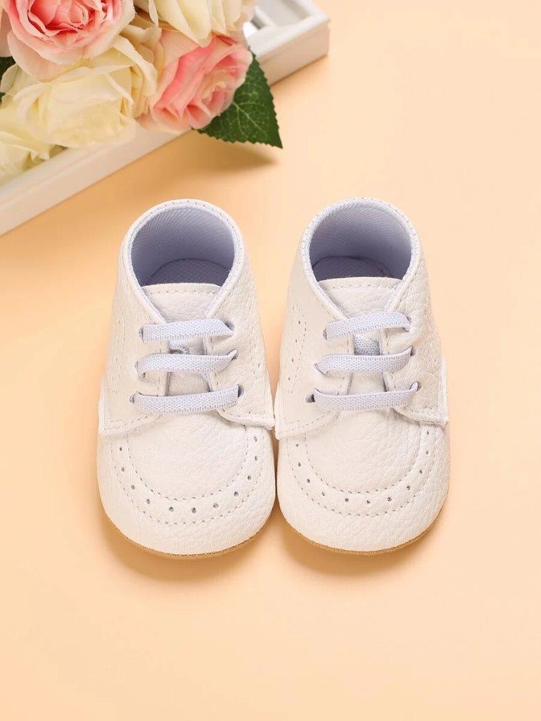 Baby White Pattern Shoes