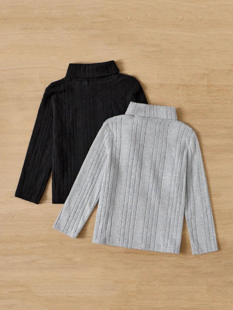 Toddler Boys 2 Pack Turtle Neck Set