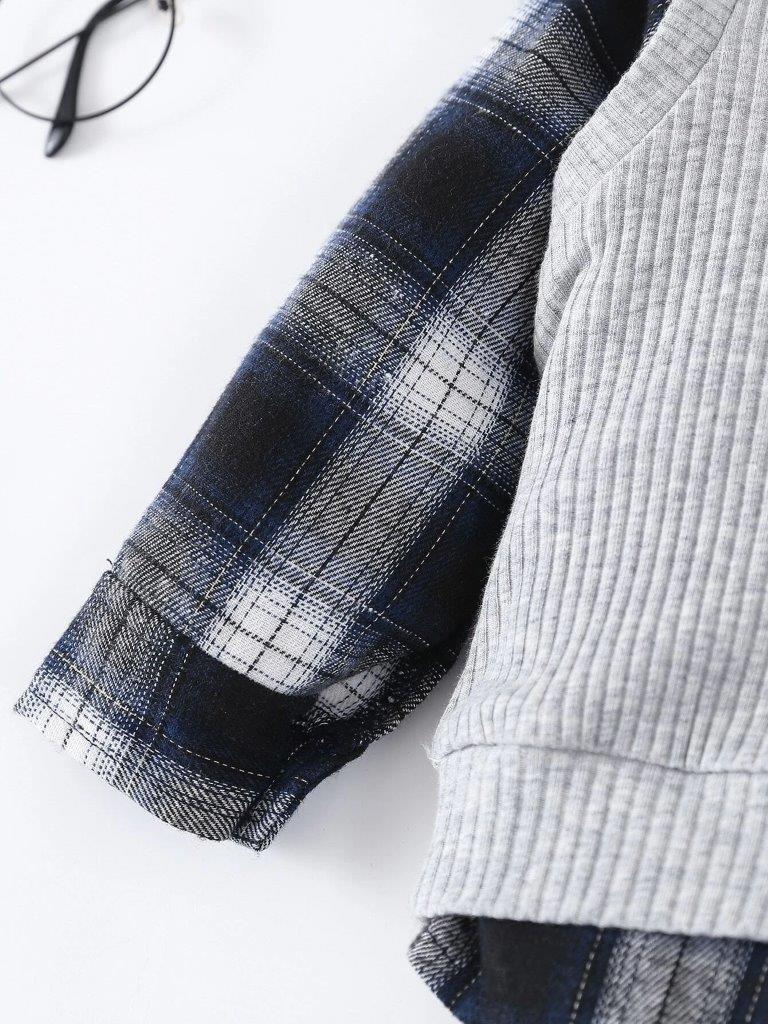 Baby 3 Piece Check Shirt Set