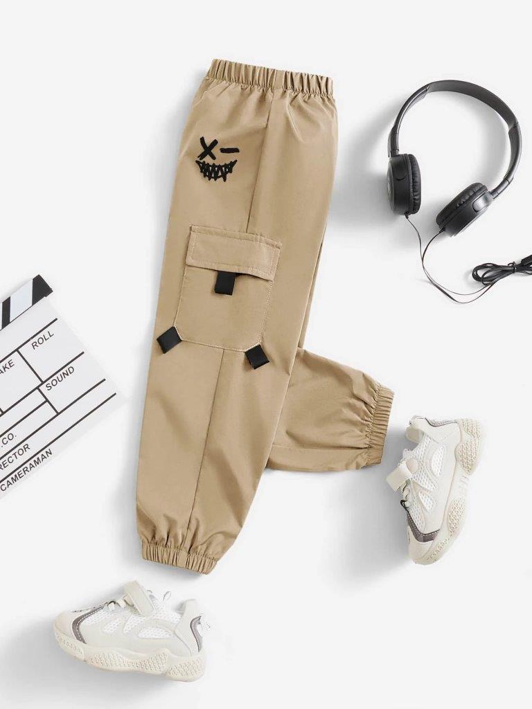 Toddler Boys Flap Pocket Pants
