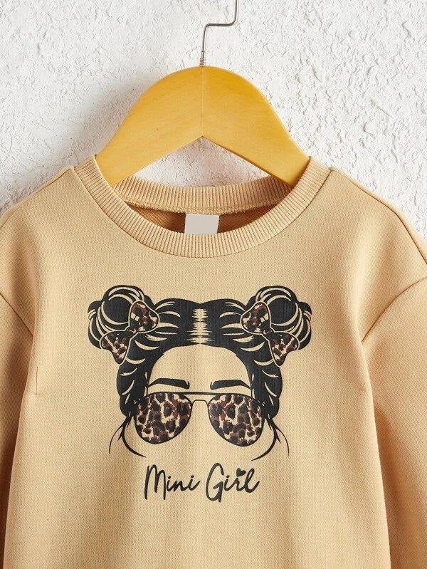 Baby Mini Girl Pullover And Pants Set