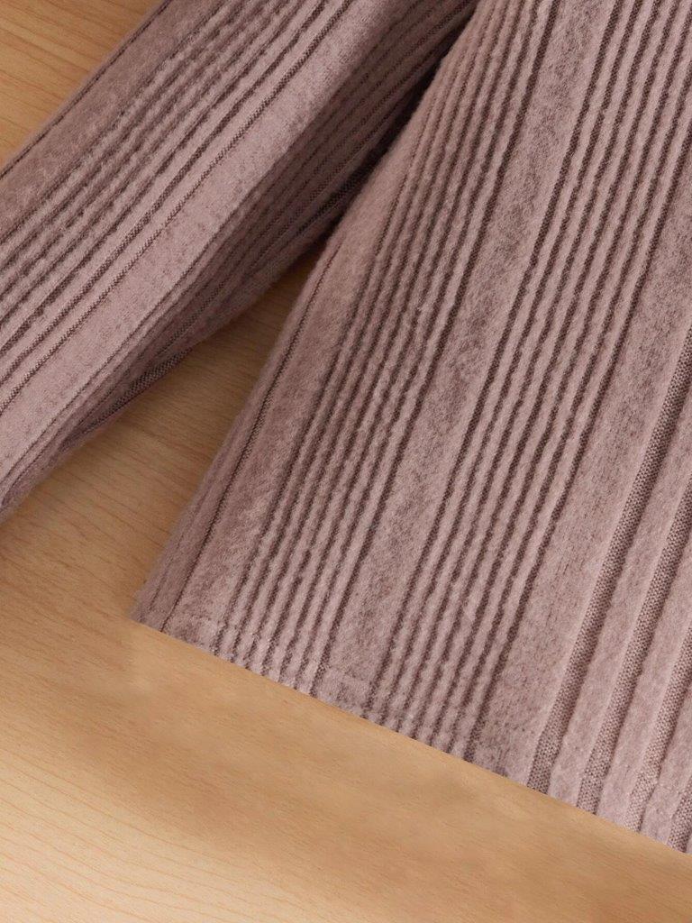 Baby Turtle Neck Top Dusty Purple