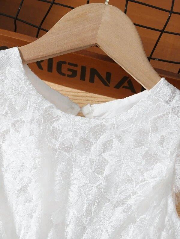 Toddler Girls Lace Layer Dress