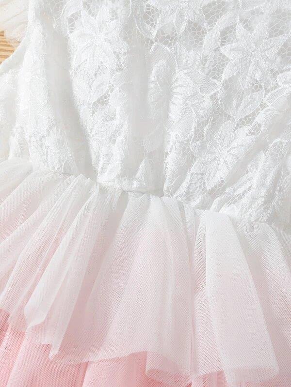 Toddler Girls Lace Layer Dress