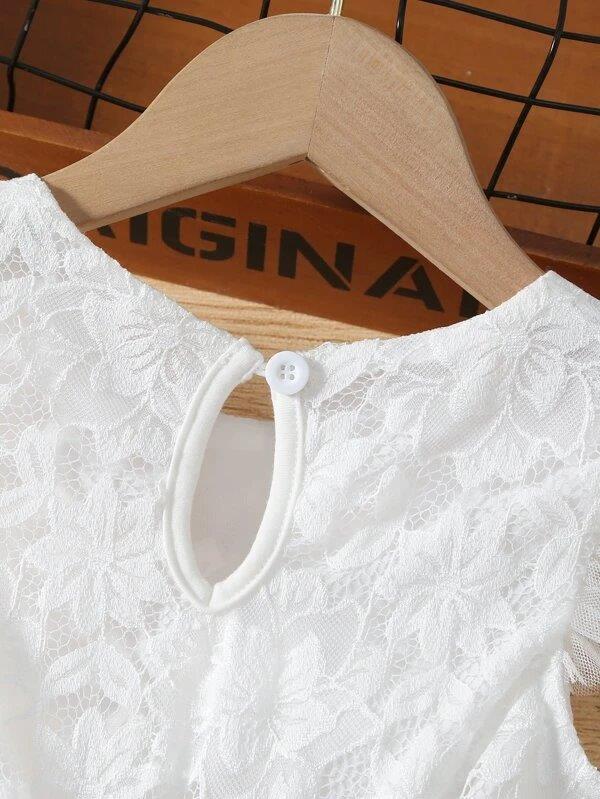 Toddler Girls Lace Layer Dress