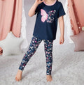 Toddler Girls Butterfly Tee And Leggings