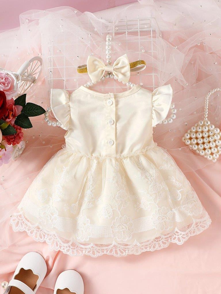 Baby Lace Ruffle Dress