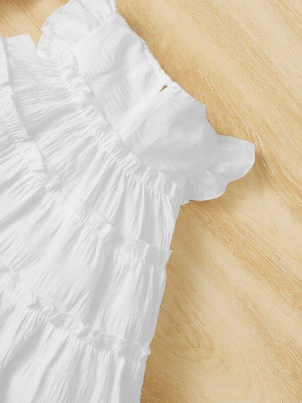 Baby Ruffle Tank Top Dress Set