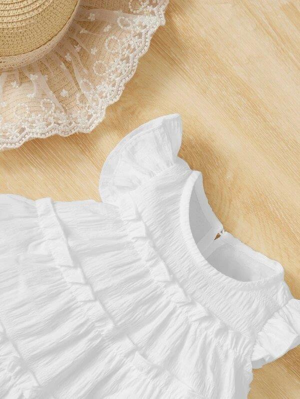 Baby Ruffle Tank Top Dress Set