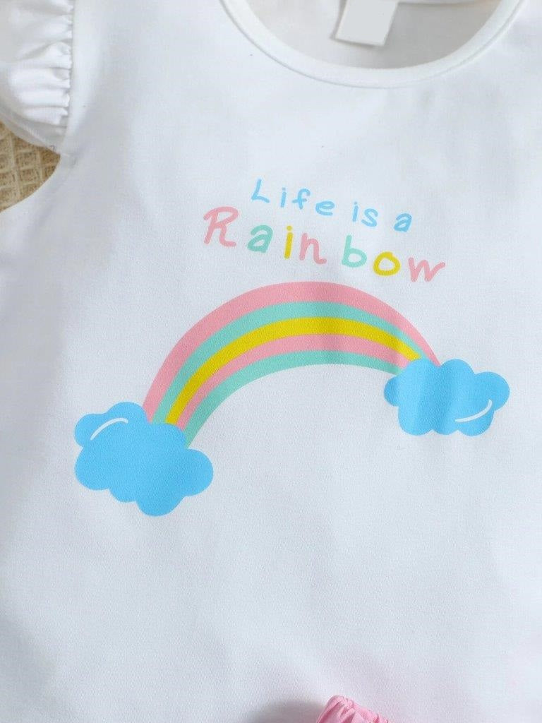 Baby Rainbow Tutu Set
