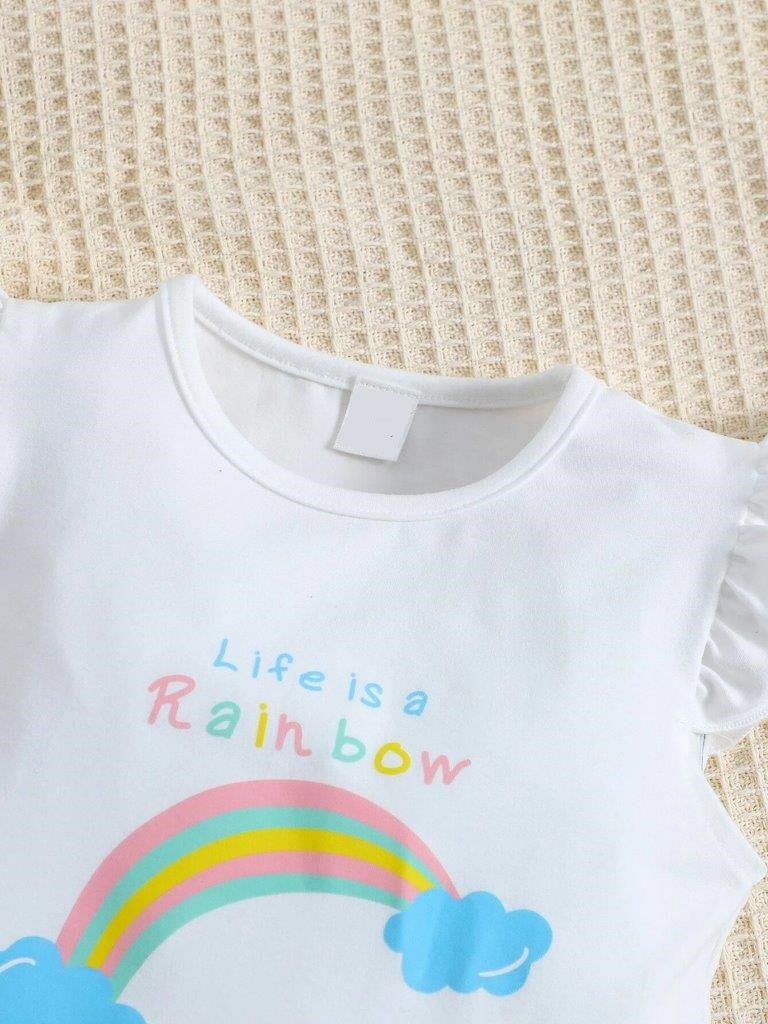 Baby Rainbow Tutu Set