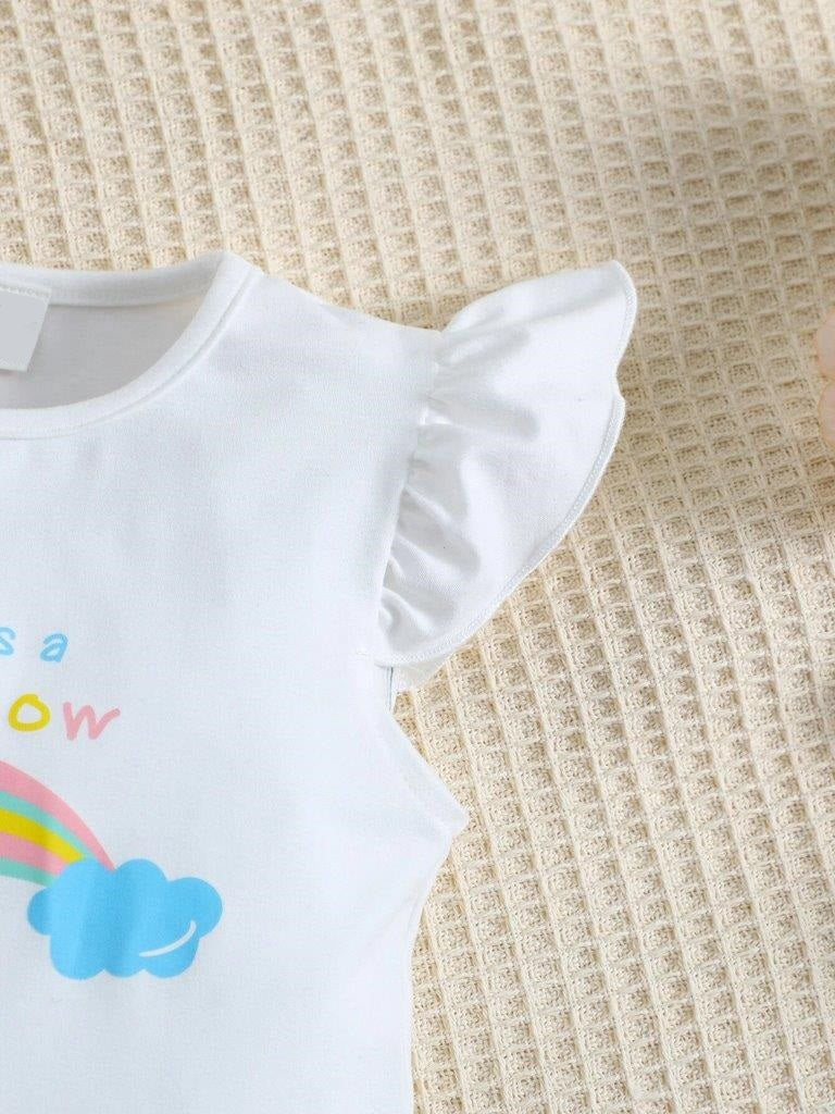 Baby Rainbow Tutu Set