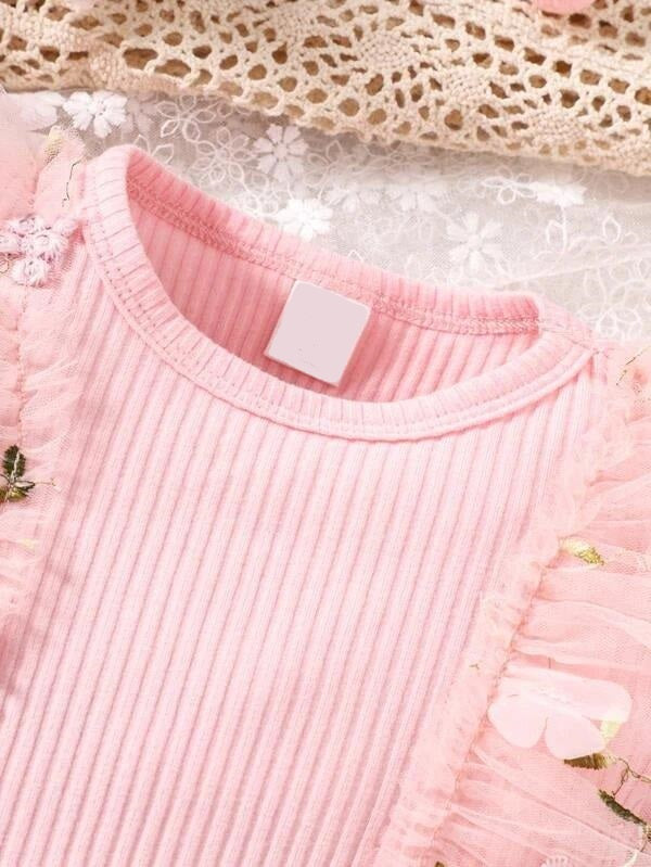Baby Ruffle Trim 2 Piece Set
