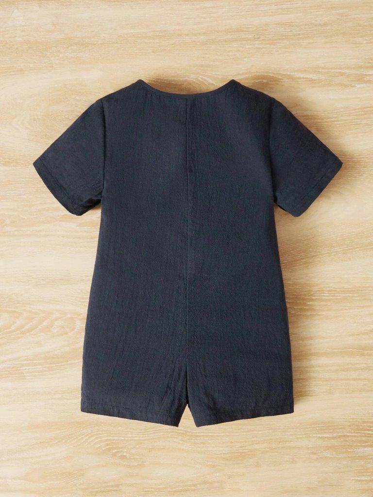 Baby Pocket Button Romper