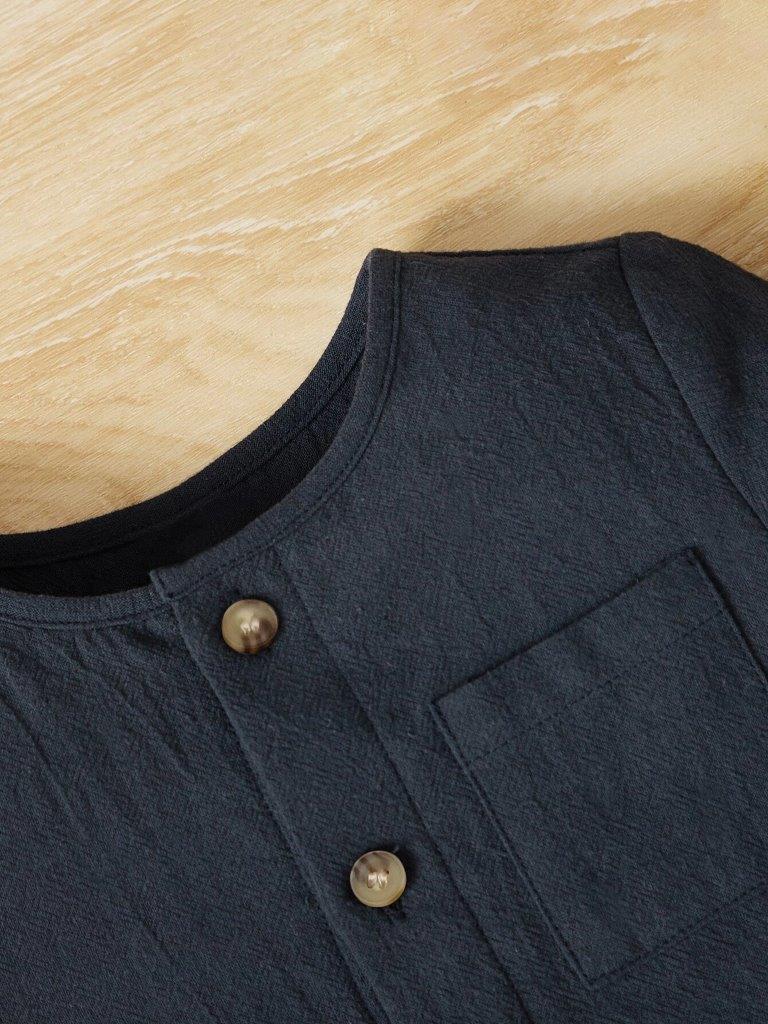 Baby Pocket Button Romper