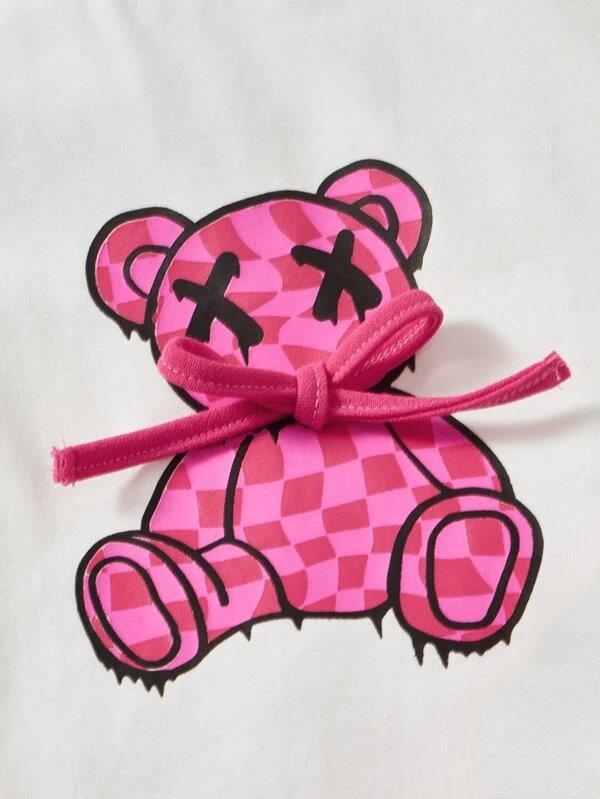 Baby Tank Top And Flare Pants Set Pink