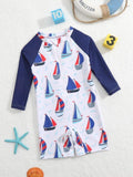 Baby Sail Boat Swimming Costume
