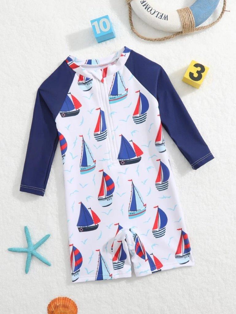Baby Sail Boat Swimming Costume