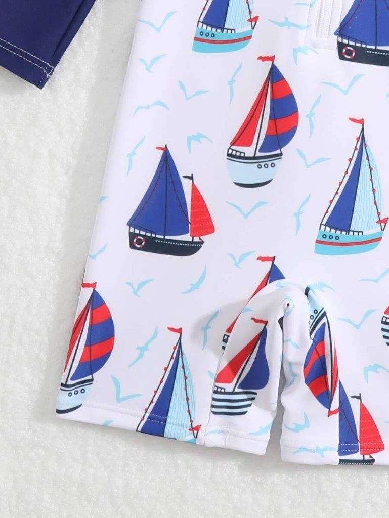 Baby Sail Boat Swimming Costume