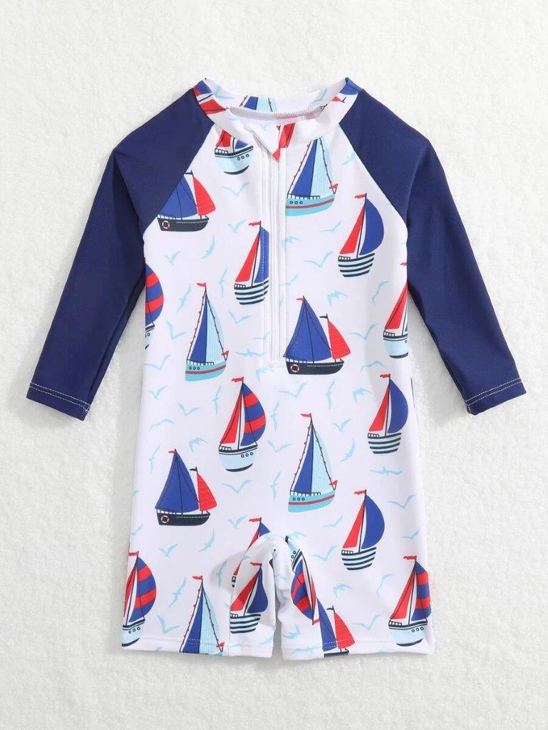 Baby Sail Boat Swimming Costume