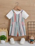 Baby Slant Pocket Romper Without Tee