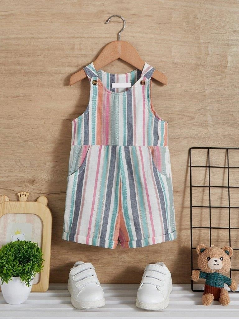 Baby Slant Pocket Romper Without Tee