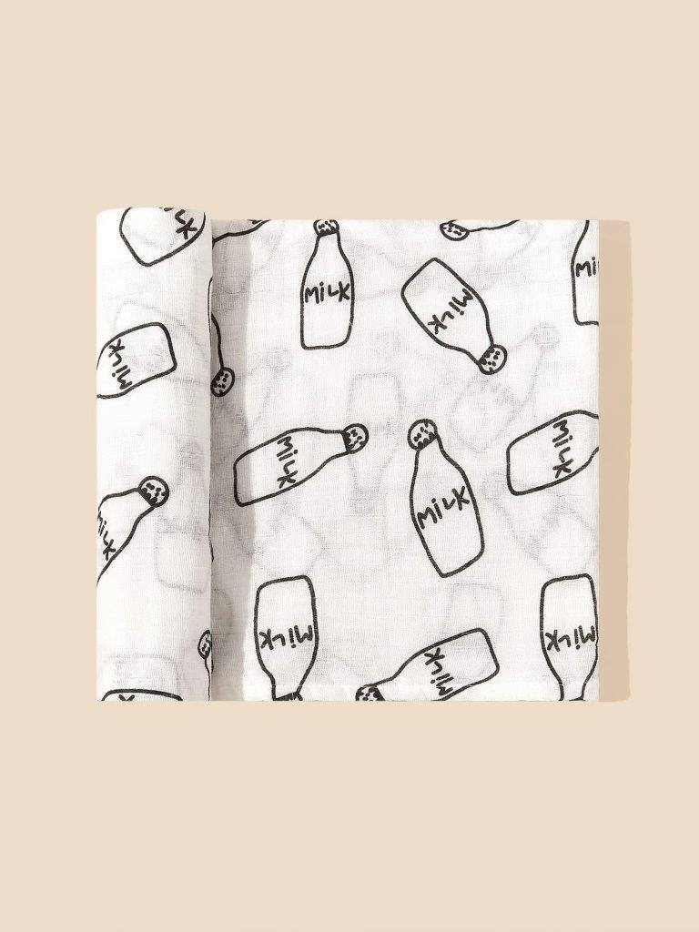 Baby Milk Swaddling Blanket