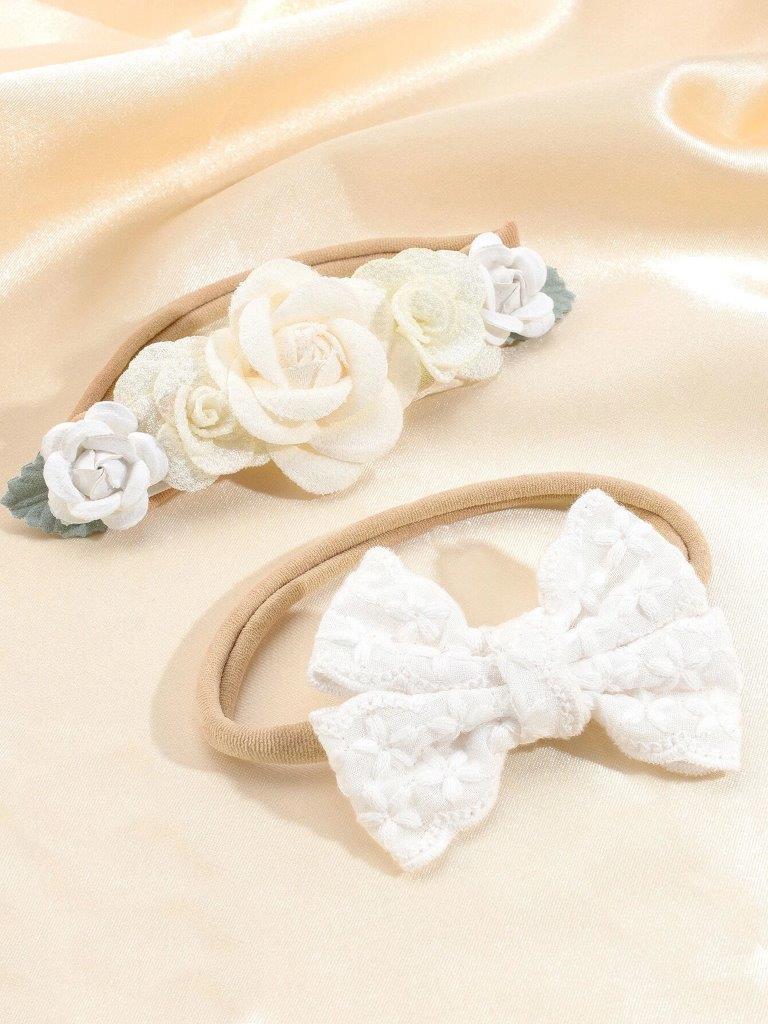 Baby 2 Piece Flower Headband Set 3