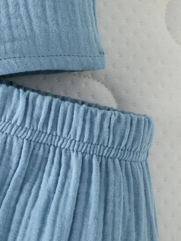 Baby Cotton Pocket Tee And Shorts Set