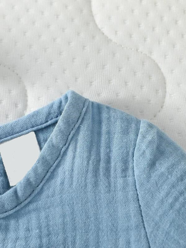 Baby Cotton Pocket Tee And Shorts Set