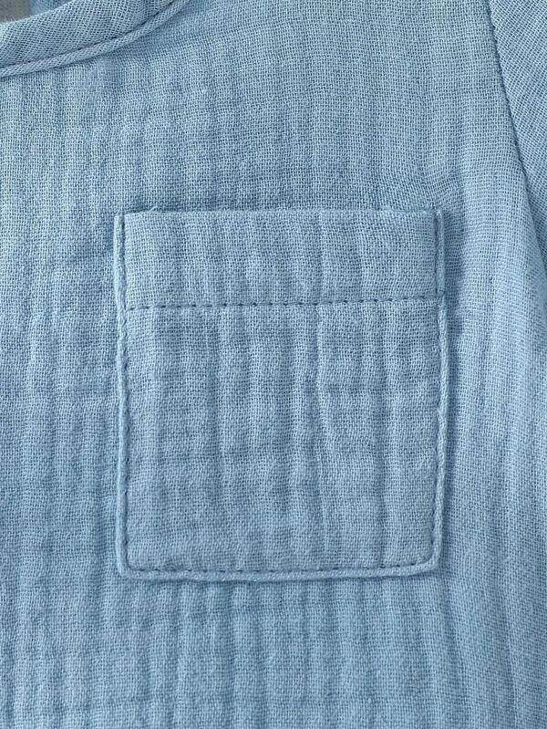 Baby Cotton Pocket Tee And Shorts Set