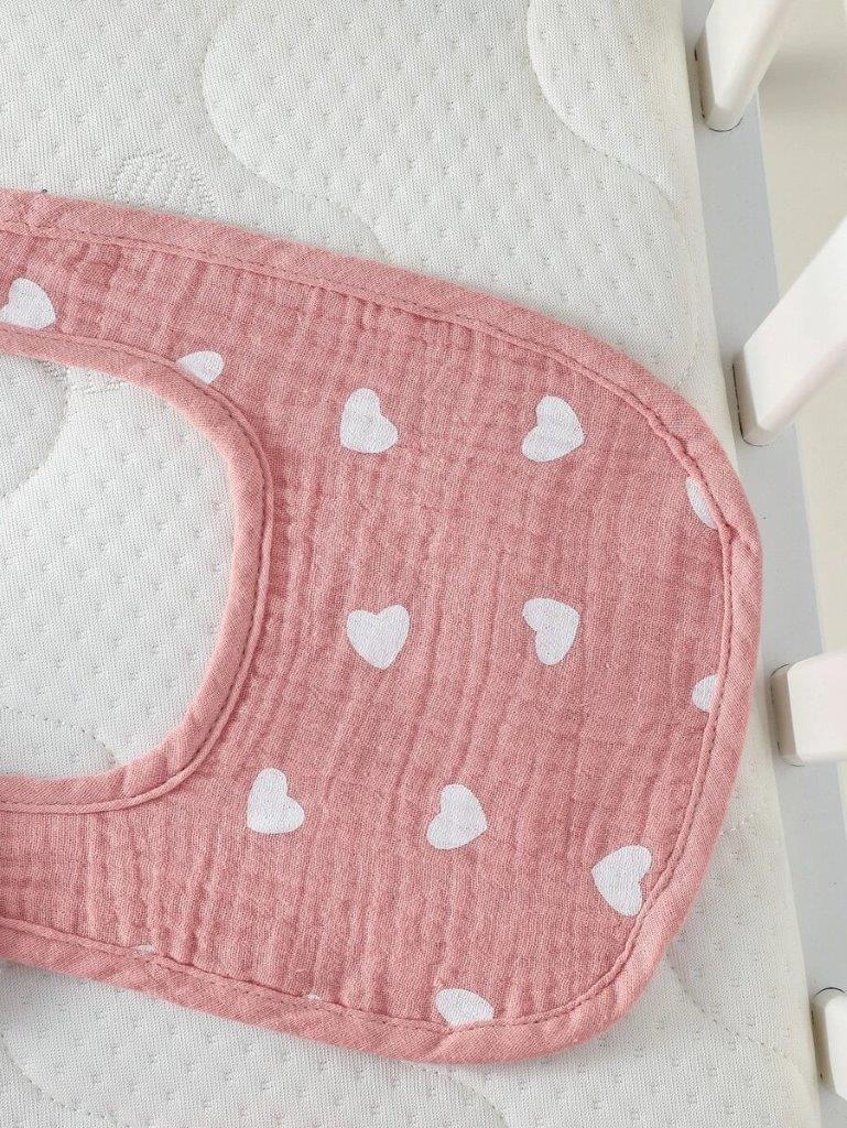 Baby Heart Print Romper 4 Piece Set