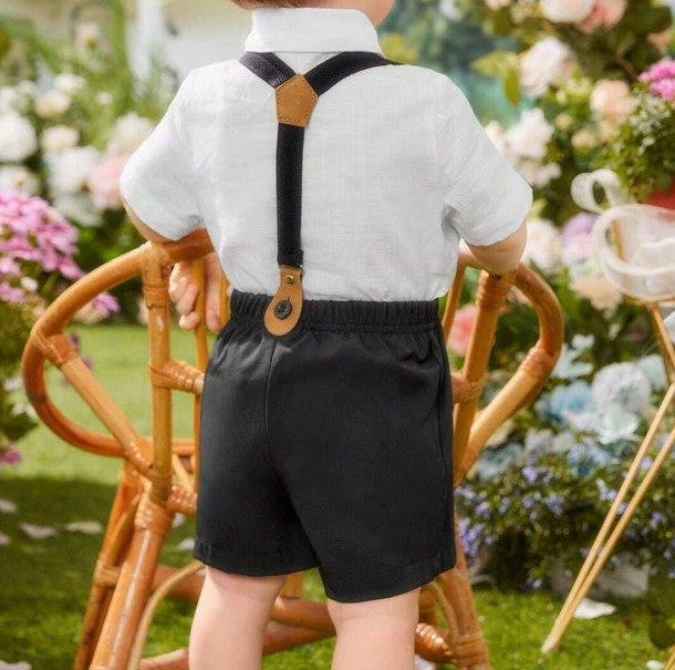 Baby 3 Piece Suspender Bow Tie Set