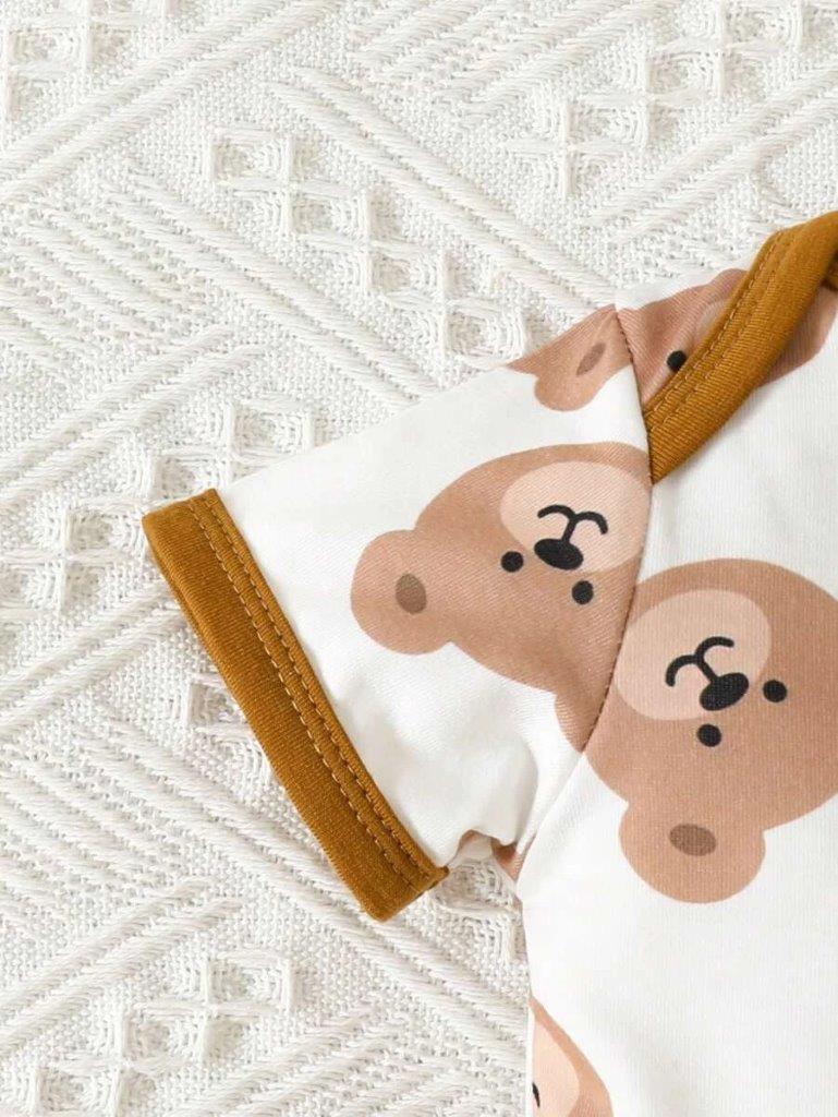 Baby Bear Print Piece Set