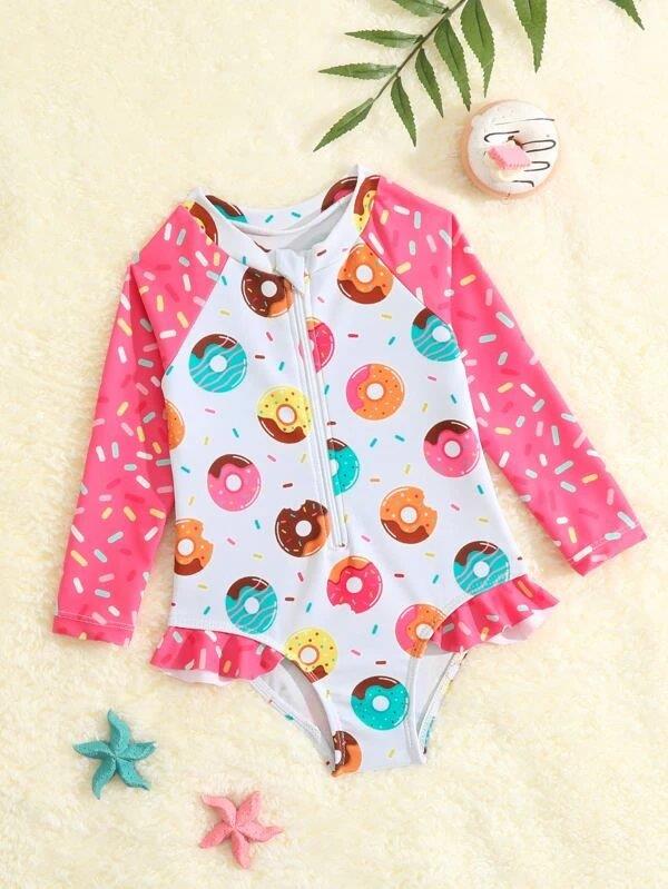 Baby Donut Sprinkle Swimming Costume