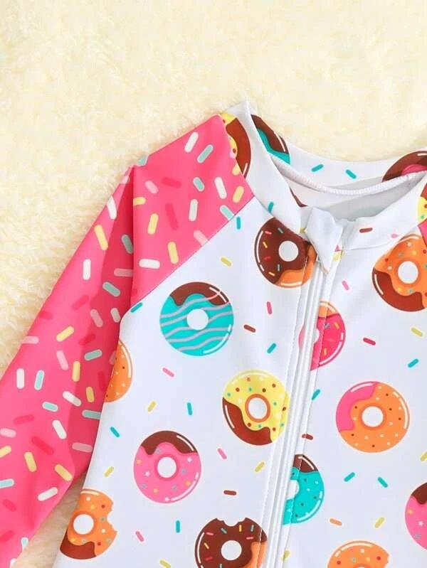 Baby Donut Sprinkle Swimming Costume