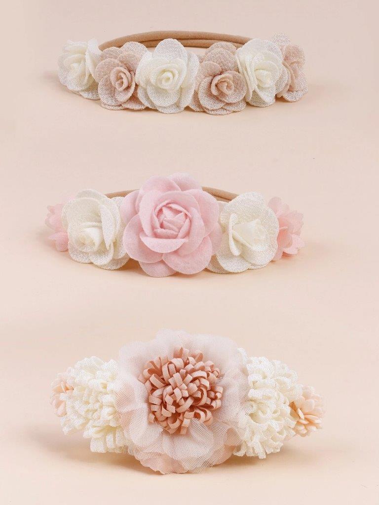 Baby 3 Piece Headband Set Mix 12