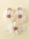 Decor Socks With Headband 0-6 mnths Pink