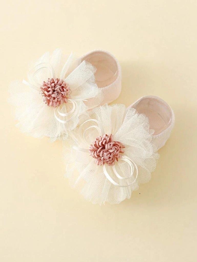 Decor Socks With Headband 0-6 mnths Pink