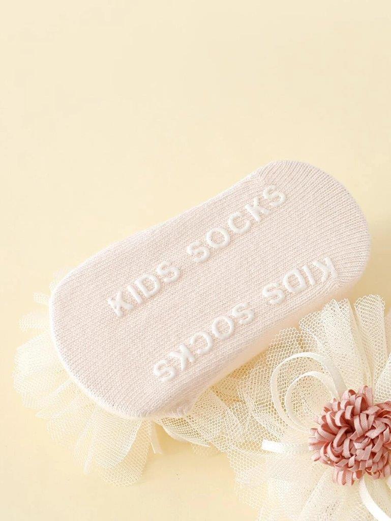 Decor Socks With Headband 0-6 mnths Pink