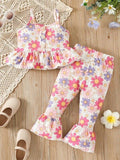 Baby Floral Cami And Pants Set