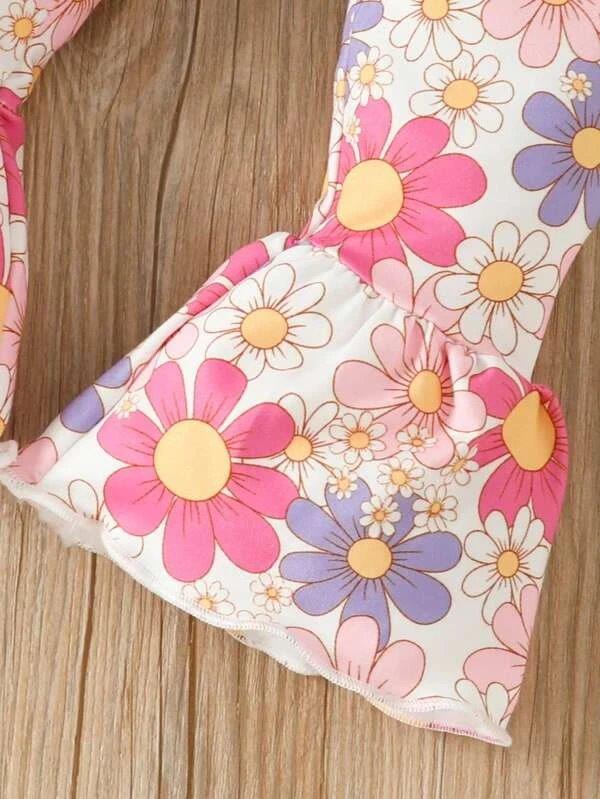 Baby Floral Cami And Pants Set