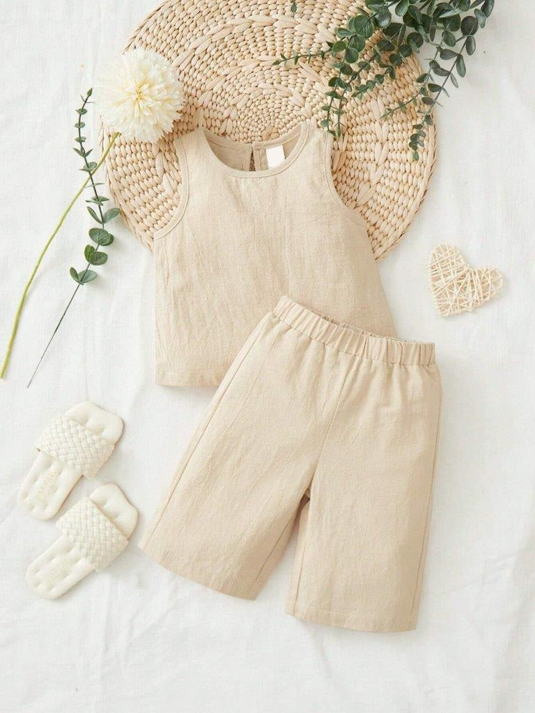 Baby 2 Piece Tank Top And Pants Set