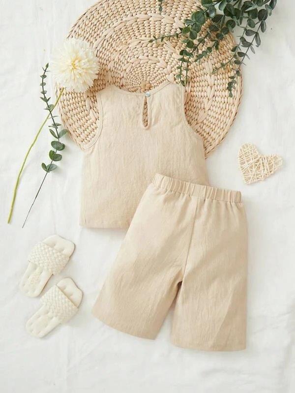 Baby 2 Piece Tank Top And Pants Set