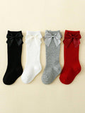 Baby Set of 4 Bow Socks 2-3 Years