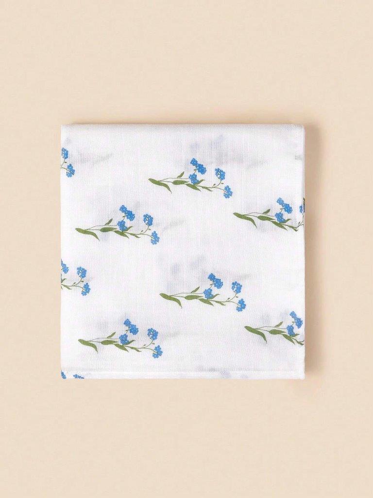 Baby Floral Muslin Blanket