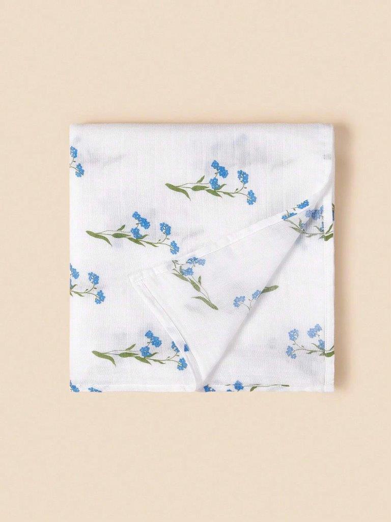 Baby Floral Muslin Blanket