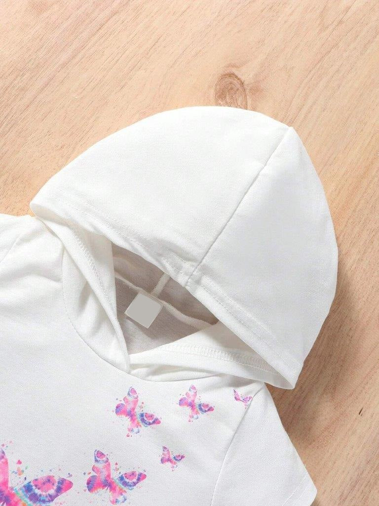 Baby Butterfly Tee And Mesh Skirt