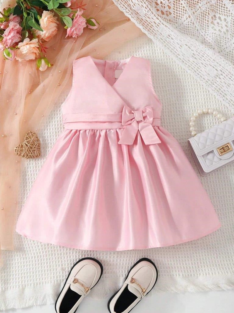 Baby Side Bow Detailed Dress