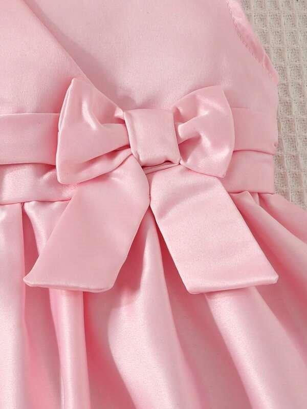 Baby Side Bow Detailed Dress